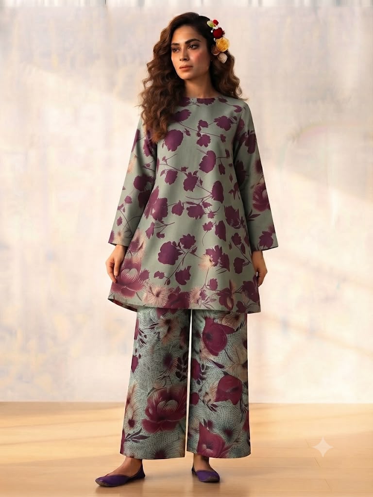 Kesariya  2-Piece Unstitched Lawn Suit