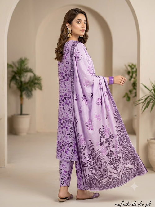 3 Piece Unstitched Suit By Al Karam