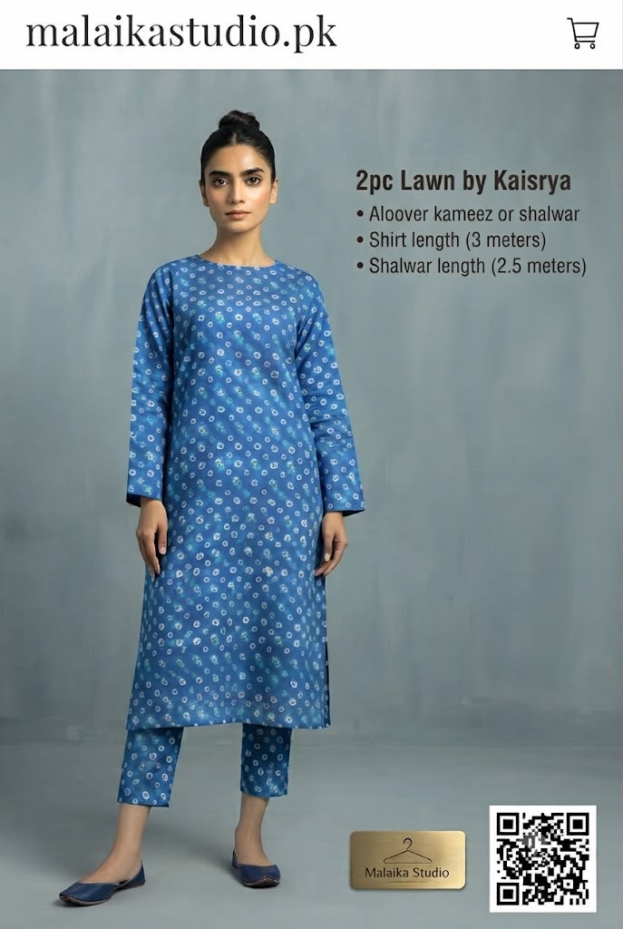 Kayseria 2-Piece Unstitched Lawn Suit