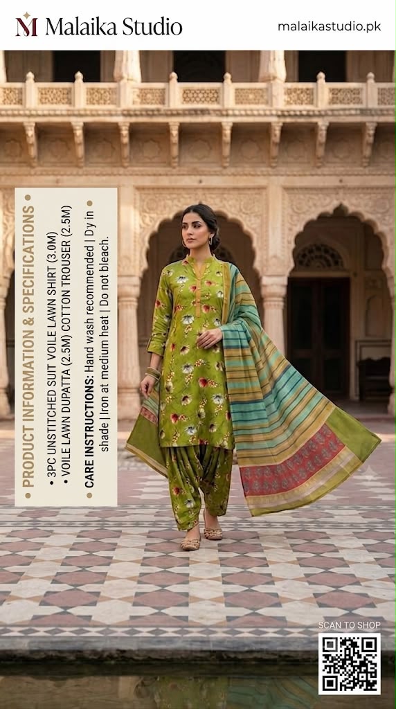 AL Karam 3-Piece Unstitched Suit