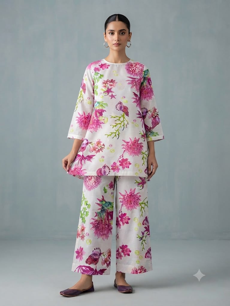 Kayseria 2-Piece Unstitched Lawn Suit