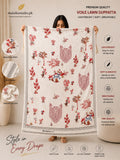 Premium Voile Lawn Printed Dupatta – Soft &amp; Lightweight | Single Piece