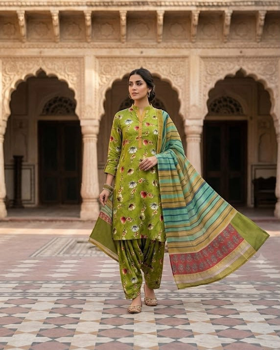 AL Karam 3-Piece Unstitched Suit
